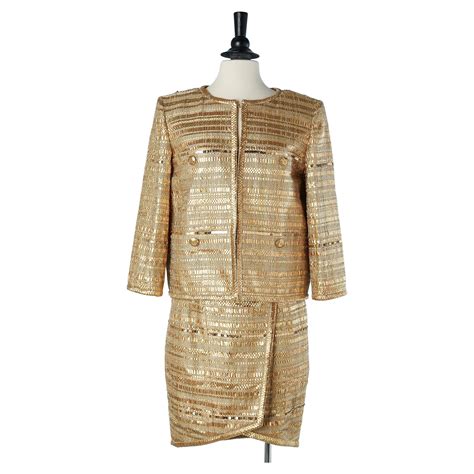 purchasing chanel suit from therealreal|Chanel 2011 Metier's d'Art Collection Skirt Suit (CHA815032).